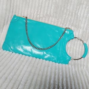 HOBO Brand Wallet Clutch Wristlet Robin Egg, Tiffany, Turquoise Blue